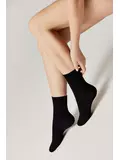 Классические женские носки из хлопка 3dsocks 000 черный, , 39-41 (25-27), CONTE ELEGANT, - 1