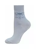 Носки детские с рисунком school 3081 брестские 047 св.серый, , 21-22, БРЕСТСКИЕ, - 1