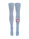 Колготки детские (рисунок) school 3280 брестские 1008 серо-голубой, , 116-122 (18), БРЕСТСКИЕ, - 1