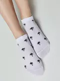 Носки женские (короткие) active 589 белый-черный, , 38-39 (25), CONTE ELEGANT, - 1