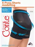 Женские леггинсы-шорты conte x-press shorts nero, , 2, CONTE ELEGANT, - 1