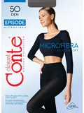 Женские колготки из микрофибры conte episode 50 den nero, , 4, CONTE ELEGANT, - 1