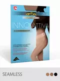 Бесшовные колготки omsa innovattiva 8 den nero, , 2, OMSA, - 1