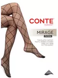 Колготки в ромбы mirage nero, , 5, CONTE ELEGANT, - 1