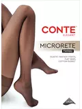 Матовые колготки в мелкую сеточку microrete natural, , 4, CONTE ELEGANT, - 1
