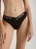 Трусы женские «бразилиана» конте comfy line lbr 2991 black-pink, , 102/L, CONTE ELEGANT, - 1