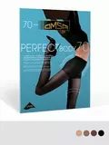 Колготки с моделирующими шортиками omsa perfect body 70 nero, , 4, OMSA, - 1