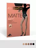 Колготки матовые omsa matte 40 nero, , 2, OMSA, - 1
