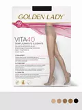Женские колготки с шортиками golden lady vita 40 nero, , 2, GOLDEN LADY, - 1