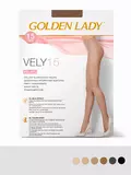 Женские колготки с шортиками golden lady vely 15 nero, , 2, GOLDEN LADY, - 1