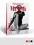 Колготки с крупной сеткой minimi retina grande nero, , 4 (L/XL), MINIMI, - 1