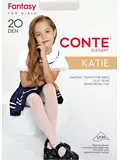 Детские колготки в точку с рисунком «кот» katie bianco, , 116-122, CONTE ELEGANT, - 1