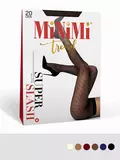Колготки женские minimi slash 20 nero, , 3, MINIMI, - 1