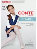 Колготки детские нарядные conte anabel bianco, , 116-122, CONTE ELEGANT, - 1