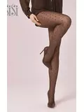 Колготки в крупный горошек sisi pois all over 40 moka, , 1/2 (S/M), SISI, - 1