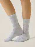 Носки женские вискозные conte classic 688 светло-серый, , 39-41 (25-27), CONTE ELEGANT, - 1