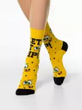 Носки средней длины spongebob брестские 4203 я.желтый, , 40-43 (27-29), БРЕСТСКИЕ, - 1