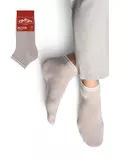 Укороченные мужские носки omsa active 105 grigio chiaro, , 36-38 (23-25), OMSA, - 1