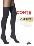 Колготки с имитацией гольфинов в рубчик caprice nero, , 2, CONTE ELEGANT, - 1