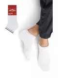 Укороченные мужские носки omsa active 105 bianco, , 45-47 (29-31), OMSA, - 1