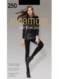 Колготки innamore cotton 250 nero, , 5, INNAMORE, - 1