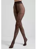 Колготки с имитацией шнуровки conte galerie grafit, , 3, CONTE ELEGANT, - 1