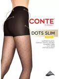 Колготки в точку с утягивающими шортиками dots slim, , 5, CONTE ELEGANT, - 1