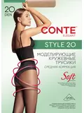 Колготки женские conte style 20 den nero, , 3, CONTE ELEGANT, - 1