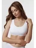 Бюстье из хлопка basic collection lbe 2018.1 white, , 170-92/M, CONTE ELEGANT, - 1