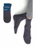 Носки мужские omsa classic 203 grigio scuro, , 39-41 (25-27), OMSA, - 1