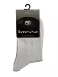 Классические мужские носки брестские 2209 белый, , 38-39 (23), БРЕСТСКИЕ, - 1