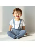 Колготки детские (с подтяжками) tip-top 716 джинс, , 62-74 (12), CONTE-KIDS, - 1