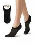 Укороченные женские носки mini cotone 1204 nero, , 36-38 (23-25), MINIMI, - 1