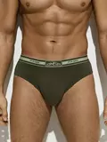 Трусы мужские слипы с открытой резинкой omsa omb 1224 militari, , 50 (XL), OMSA, - 1