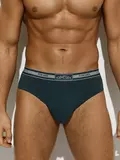 Трусы мужские слипы с открытой резинкой omsa omb 1224 esmeraldo, , 52 (2XL), OMSA, - 1