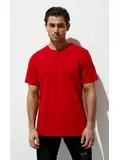 Футболка мужская omsa cotton omt_u 1201 rosso, , 50 (XL), OMSA, - 1