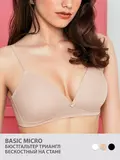 Бюстгальтер женский minimi micro 1181 naturale, , 75C, MINIMI, - 1