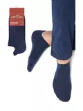 Укороченные мужские носки omsa active 124 blu, , 39-41 (25-27), OMSA, - 1