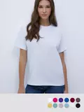 Футболка женская omsa omt_d1201 bianco, , 48 (L), OMSA, - 1