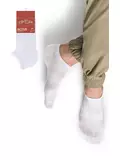 Мужские укороченные носки omsa active 119 bianco, , 36-38 (23-25), OMSA, - 1