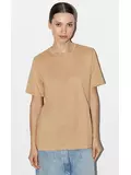 Футболка женская из 100% хлопка omsa omt_d1202 caramello, , 46 (M), OMSA, - 1