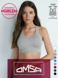 Топ спортивный на широких бретелях omsa oms142 latte, , 48/50 (L/XL), OMSA, - 1