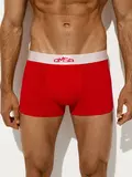 Мужские укороченные трусы боксеры omsa omb 1265 rosso, , 50 (XL), OMSA, - 1