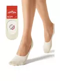 Подследники с меланжевым эффектом omsa active 171 avorio melange, , 36-38 (23-25), OMSA, - 1