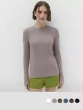 Женский лонгслив из кашкорсе minimi 1611с fresh cappuccino, , 42 (XS), MINIMI, - 1