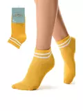 Укороченные носки женские omsa active 154 giallo, , 36-38 (23-25), OMSA, - 1