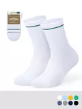 Носки детские с высокой резинкой omsa kids calzino 21s05 bianco, , 35-38 (20-22), OMSA, - 1