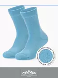 Теплые детские носки omsa kids calzino 21c05 blu сhiaro, , 23-26 (14-16), OMSA, - 1