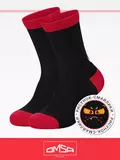 Носки детские (смайлики) omsa kids calzino 21p42 nero, , 27-30 (16-18), OMSA, - 1