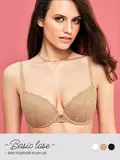 Бюстгальтер push-up minimi lace 2111 naturale, , 70C, MINIMI, - 1